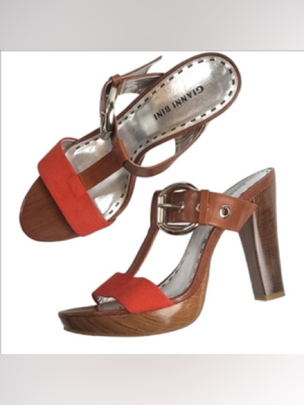 Gianni Bini Dark Orange Heels
